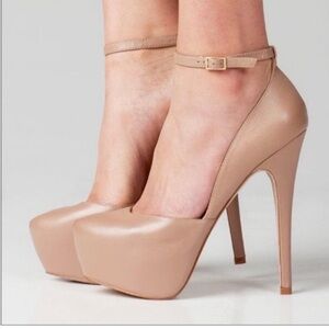 Steve Madden Women's Nude Platform Heels